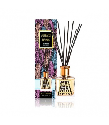 #T14361 areon-home-perfumes-exclusive-selection-precious-leather-interierovy-tycinkovy-difuzor-150ml