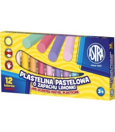 #T5027 astra-plastelina-pastelova-vonava-175g-citronova-vona-12-farieb