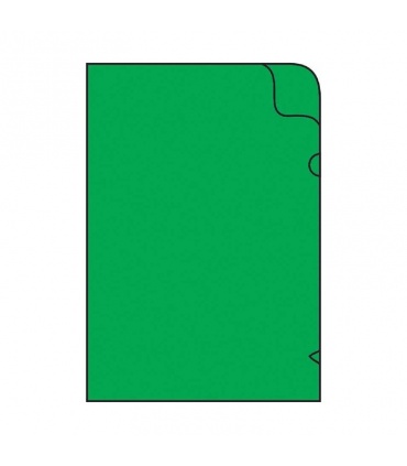 #T14274 auro-plastovy-obal-zakladaci-l-format-a4-170mic-transparentny-zeleny-10ks