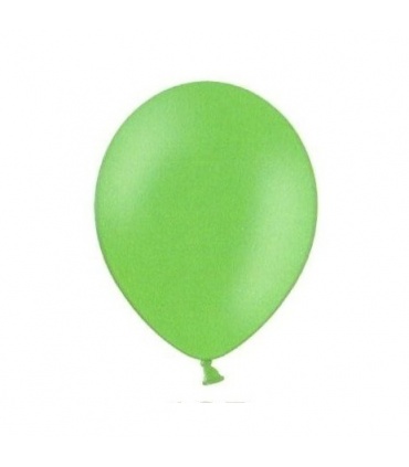 #T12147 balon-farebny-svetlozeleny-bright-green-priemer-27cm-12ks