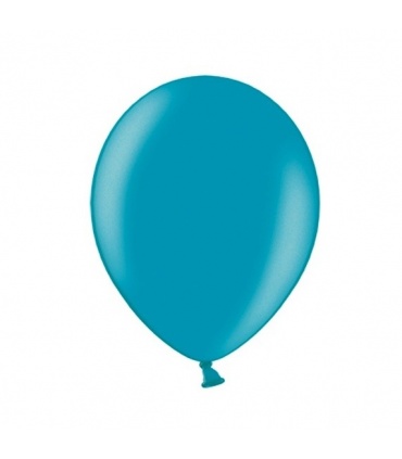 #T12169 balon-metalicky-tyrkysovy-turqoise-priemer-30cm-12ks