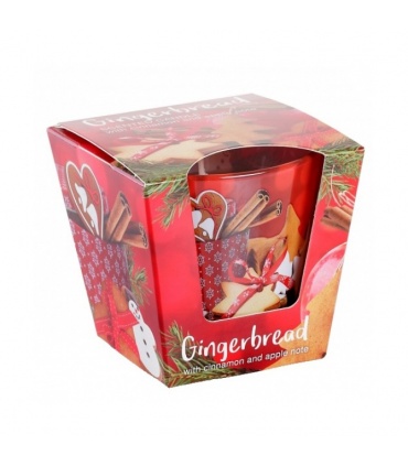 #T15807 bartek-gingerbread-scented-candle-with-cinnamon-and-apple-note-sviecka-v-skle-115g-doba-horenia-30-h