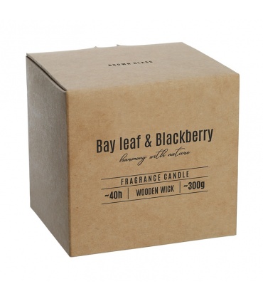 #T10961 bispol-bay-leaf-blackberry-sviecka-v-skle-300g-dreveny-knot-doba-horenia-40-hodin