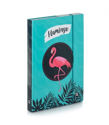 #T5554 box-na-zosity-a4-flamingo-s-gumickou