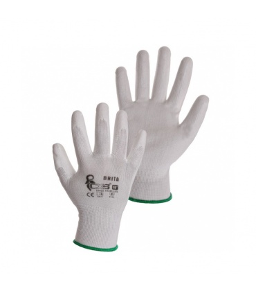 #T7249 brita-pracovne-rukavice-macane-v-polyuretane-biele-velkost-9-l