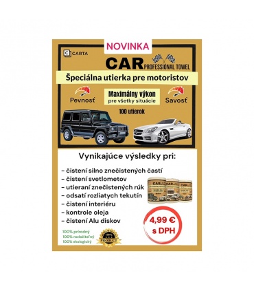 #T16229 carta-car-specialna-papierova-utierka-pre-motoristov-1-vrstva-100-utrzkov-vyska-17-cm-bez-dutinky