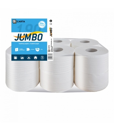 #T4594 carta-jumbo-c-190-toaletny-papier-2-vrstvy-100-celuloza-priemer-190mm-navin-130m