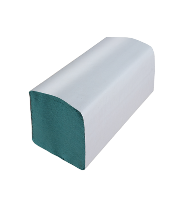 #T12943 carta-strong-4000-zelene-papierove-utierky-zz-skladane-1-vrstva-recyklat-20x25cm