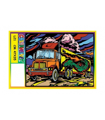 #T6346 colorvelvet-l21-kamion-zamatova-omalovanka-obraz-47x35cm