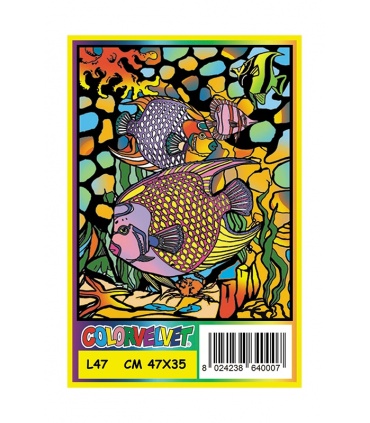 #T6351 colorvelvet-l47-ryby-zamatova-omalovanka-obraz-47x35cm