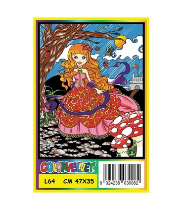 #T6354 colorvelvet-l64-princezna-zamatova-omalovanka-obraz-47x35cm