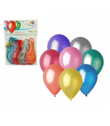 #T11699 gemar-balony-priemer-26cm-mix-metalickych-farieb-10ks