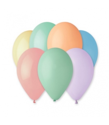 #T11701 gemar-balony-priemer-26cm-mix-pastelovych-farieb-10ks