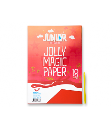 #T6910 junior-jolly-magic-paper-dekoracny-papier-a4-270g-magicky-holograficky-10ks-2x5-farieb