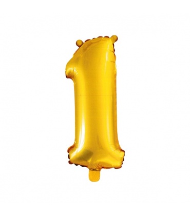 #T11097 junior-narodeninovy-balon-32in-81cm-zlaty-cislo-1