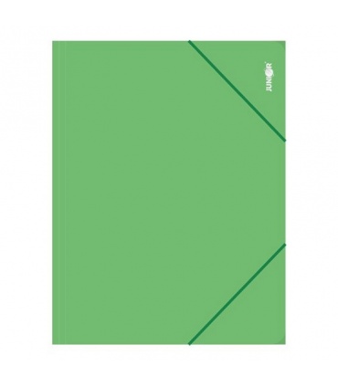 #T8304 junior-plastova-odkladacia-mapa-s-gumickou-a4-zelena