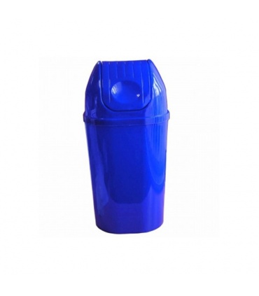 #T11918 kos-odpadkovy-plastovy-hranaty-s-vyklopnym-vekom-50l-modry