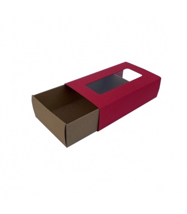 #T12841 krabica-s-okienkom-na-makronky-160x90x45cm-imitacia-koze-rozne-farby