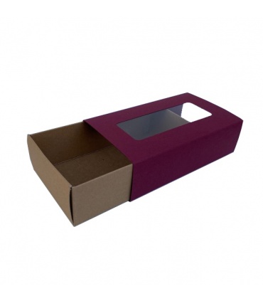 #T12845 krabica-s-okienkom-na-makronky-160x90x45cm-imitacia-koze-rozne-farby