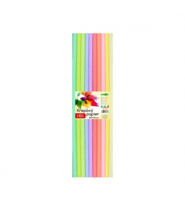 #T11166 krepovy-papier-05x2m-mix-pastelovych-farieb-10ks