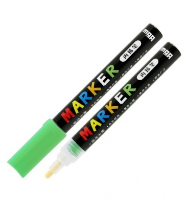 #T9385 mg-zpln657075-marker-akrylovy-popisovac-sirka-stopy-2mm-okruhly-hrot-farba-neon-green-s050
