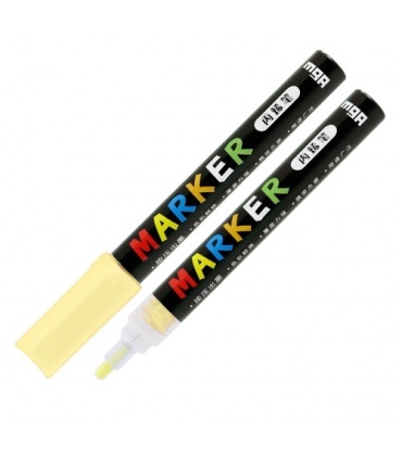 #T9368 mg-zpln6570a4-marker-akrylovy-popisovac-sirka-stopy-2mm-okruhly-hrot-farba-naples-yellow-s401