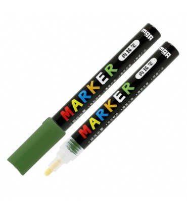 #T9388 mg-zpln6570ka-marker-akrylovy-popisovac-sirka-stopy-2mm-okruhly-hrot-farba-deep-olive-green-s511