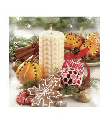 #T15914 maki-slgw-014101-plait-candle-xmas-decorations-servitky-33x33cm-3-vrstvove-vianocne-20ks