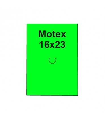#T8135 motex-etikety-16x23mm-fluor-zelene-870-etikiet-kotucik-urcene-pre-klieste-motex-6600