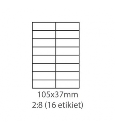 #T14396 muflon-print-etikety-a4-biele-105x37mm-16-etikiet-harok-bez-okraja-100-harkov