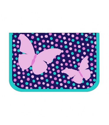 #T14255 reybag-pink-butterfly-peracnik-jednozipsovy-prazdny-2-klopy-205x145x4cm