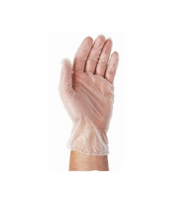 #T14283 rukavice-jednorazove-vinylove-pudrovane-biele-velkost-s-100ks