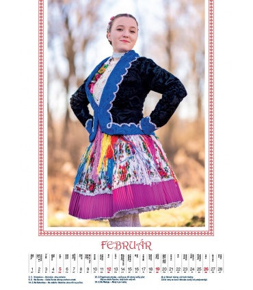 #T9619 slovensky-folklor-kalendar-nastenny-340x460mm-7-listov