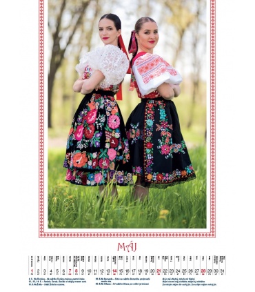 #T9622 slovensky-folklor-kalendar-nastenny-340x460mm-7-listov