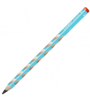 #T4328 stabilo-easy-ceruzka-grafitova-pre-pravakov-ergonomicka-trojhranna-svetlomodra-hb